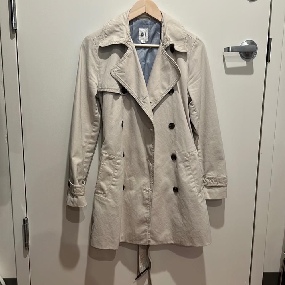 Gap Classic Trench Coat (Khaki Tan)